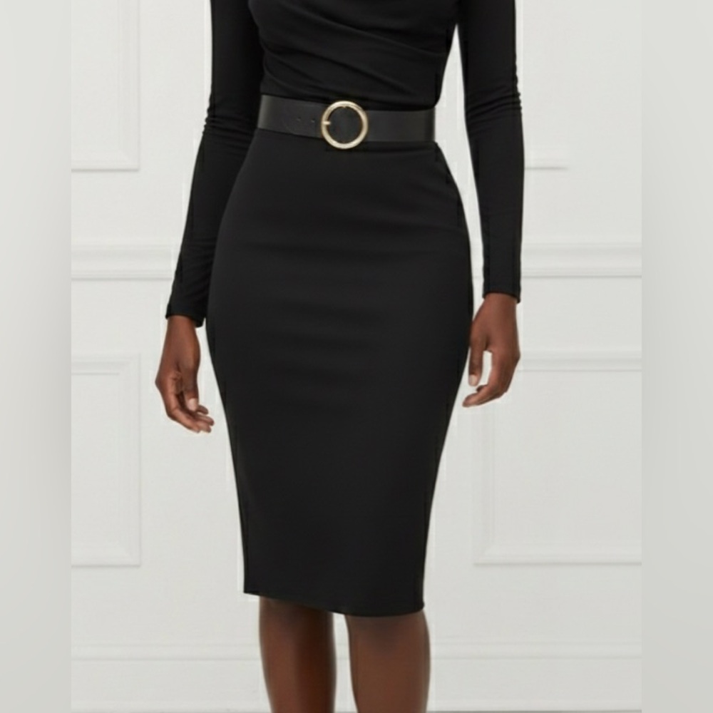 126 Black Pencil Skirt